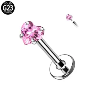 Pink 5mm Zircon / 1.2*10