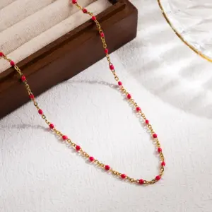Gold-Rose Red (3 Strands Per Package)