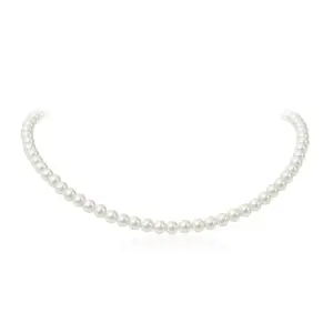 6mm Pearl Necklace [Titanium Steel No Fading]]