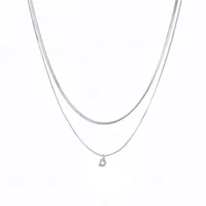 White Gold Color Double Layer / D