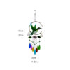 oly-e618558eeb8684f250e9114c9377f4b5 Wholesale Zegean Wind Chime Hummingbird Metal 7-Color Glass Pendant Creative Iron Crafts Decoration Spot Cross-Border Supply