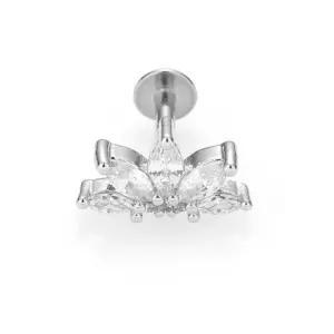Silver / One Size / 2#