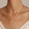 Wholesale PVD Coated Gold Plated Stainless Steel Fashion Waterproof Non Tarnish 304 Stainless Steel Necklace