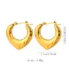 Wholesale Elegant Geometric/Heart/Waterdrop Solid 304 Stainless Steel Earrings Suitable For Women To Wear During Daily Commute Or Shopping