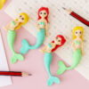 Wholesale Mermaid Shaped Card Eraser Set