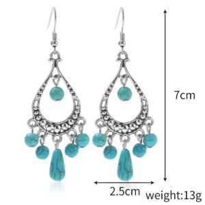⑩ E2203-3 turquoise earrings