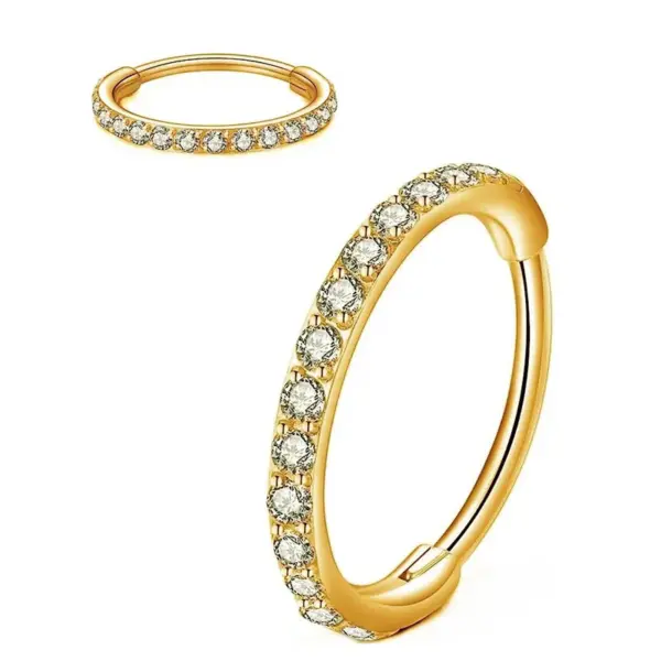 1 Piece Nose Rings & Studs Simple Style Classic Style Star 304 Stainless Steel Inlay Zircon Nose Rings & Studs Nose Pin