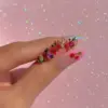 Wholesale Ear Cartilage Rings & Studs Pastoral Fruit Brass Gem