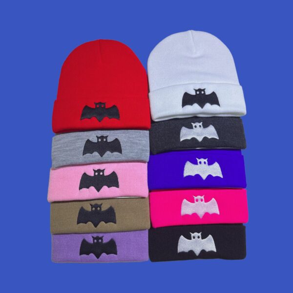 Wholesale Batwing knitted beanie warm hat