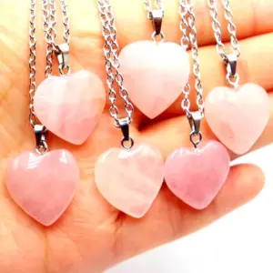 Heart-Shaped Pink Crystal