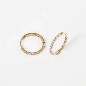 1.6 * 12mm Gold (a Pair)