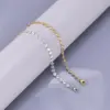 304 Stainless Steel Geometric Ion Plating (IP) 18K Real Gold Plated Elegant Simple Style Waterproof Non Tarnish Gold Bracelets