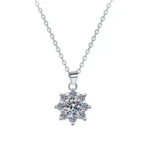 Txl280 [Single Pendant Not Necklace]] / Silver Plated