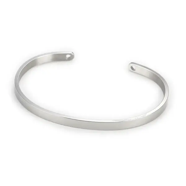 Fashion Geometric Stainless Steel Bangle