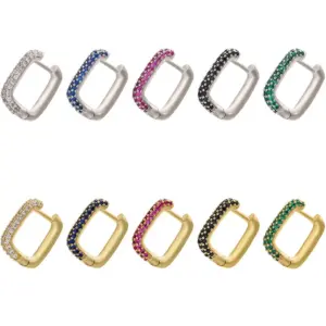 Small Single / White Gold Color Turquoise Diamond