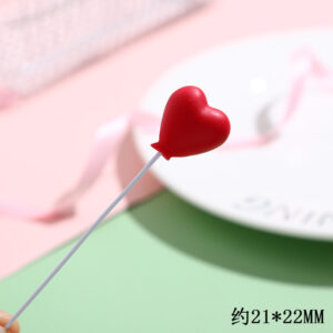 White Red Love Balloon