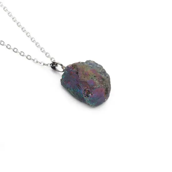 Wholesale Fashion Heart Alloy Natural Stone Necklace In Bulk