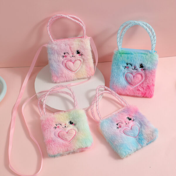 oly-e6e6df21ff9e8dd83c71f55bceca5558 Wholesale Love Bear Plush Small Bag Chilen's Cute Crossbody Shoulder Bag