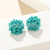Wholesale Small Seed Bead Earrings Simple Ball Geometric Earrings