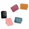 Wholesale Small zipper coin purse genuine leather storage bag