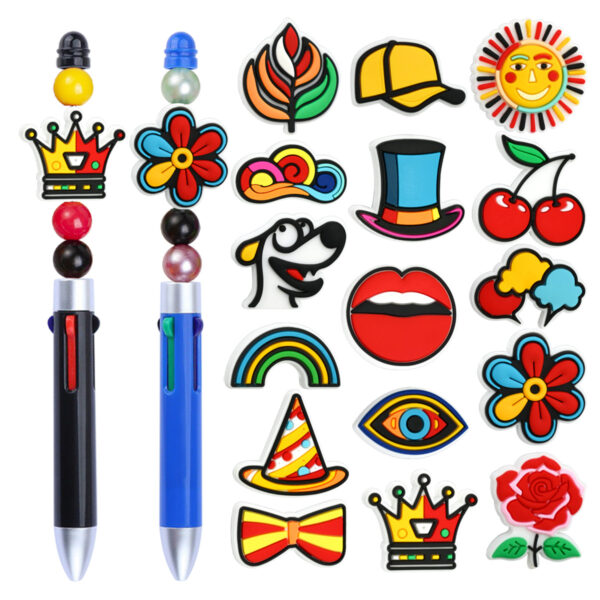 Wholesale Colorful Student Stationery Decorative Pen Beads