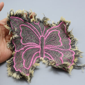 A1274 pink line butterfly