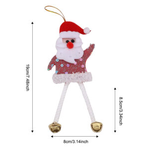 Sequined hemp rope leg pendant for the elderly