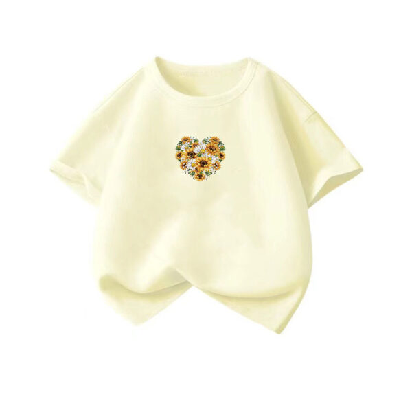 Wholesale sunflower hot stamping paste small pattern clothes UV DTF Ready to Press Transfers Wraps