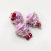 Wholesale Through-hole acrylic electroplated Christmas tree beads