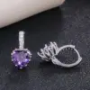 oly-e71b45c4f4a62a59e1275d5068577878 Wholesale Fashion Geometric Diamond Copper Artificial Gemstones Earrings