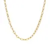 Wholesale PVD Coated Real Gold Plated 18K Gold Geometric 304 Stainless Steel Fashion Waterproof Non Tarnish 304 Stainless Steel Necklace