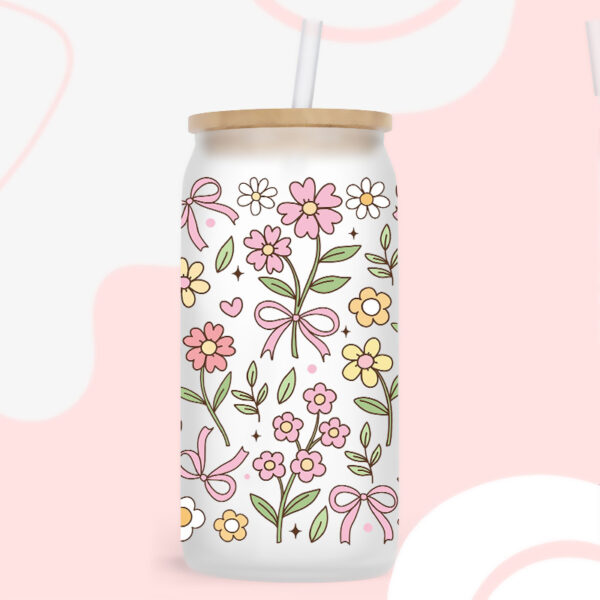 Wholesale Uv Transfer Sticker Glass Cup Crystal Label Crystal Sticker Cross-Border Exclusive for 16oz Glass Cup Special Sticker 23Cmx11Cm