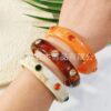 Wholesale Exaggerated personality diamond-studded resin women's jewelry