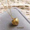 PVD Coated 18K Real Gold Plated Heart 304 Stainless Steel Princess Sexy Pastoral Waterproof Non Tarnish Inlay Inlaid Necklace