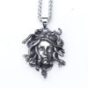 oly-e72a6d5fb8440df4928894bee337a9c3 Wholesale Cross-border New Retro Snake Female Medusa Statue Myth Pendant European and American Gothic Exaggerated Ancient Greek Snake Necklace