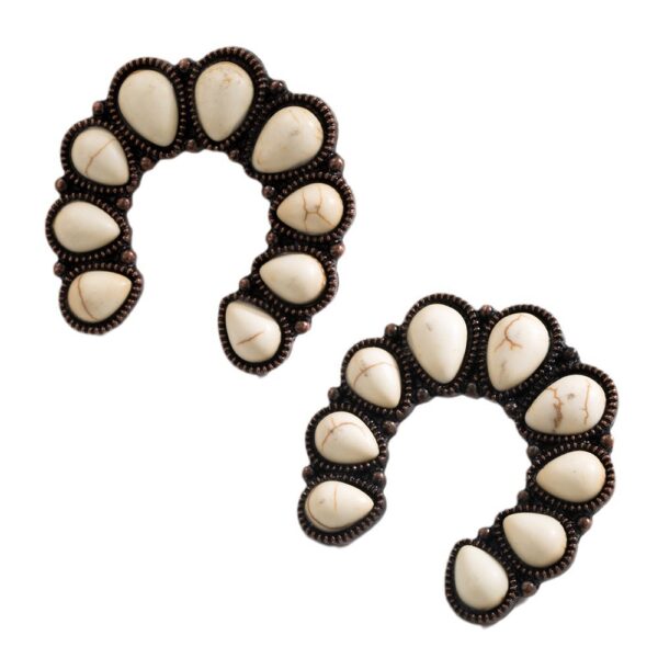 oly-e738a8198f7ff14407e2a653afeda0f0 Wholesale European and American Creative New Ethnic Style Earrings Vintage Alloy Plated Ancient Silver Diamond Turquoise Geometric Pendant Earrings for Women