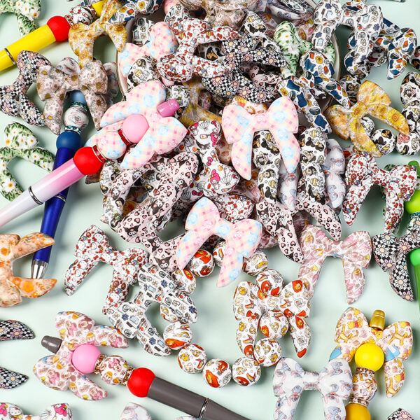 Wholesale Bow silicone beads