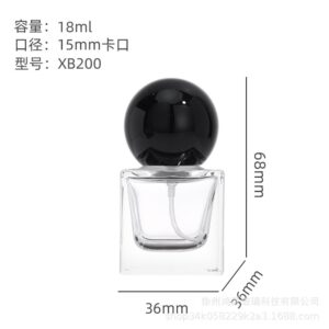 18ml XB200 black nozzle black ball cover; transparent
