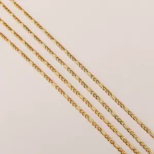 3mm Gold Figaro Chain / 50 5cm Extension Chain