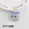 Wholesale New loose powder cartoon pill clothes bottle personalized bag jewelry acrylic pin cute DIY patch