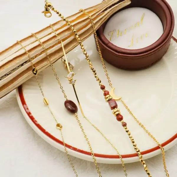 oly-e7832a0c394a0e01e572cf34c9c25a76 Wholesale PVD Coated Real Gold Plated Geometric Titanium Steel Fashion Waterproof Non Tarnish Bracelets