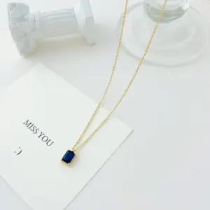 14K Gold + Sapphire / Blue