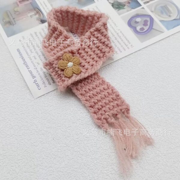 Wholesale Mini Woolen Knitted Scarf Adjustable Size DIY Doll Accessories