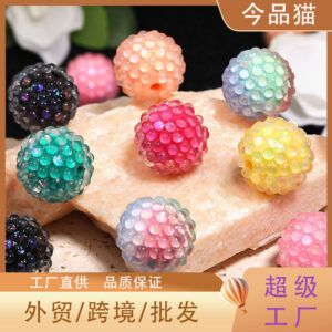 Wholesale Aurora Diamond Ball Beads