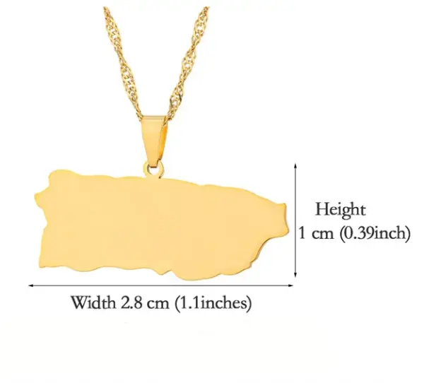 Wholesale Jewelry Vintage Style Classic Style Geometric Map 201 Stainless Steel Plating Pendant Necklace