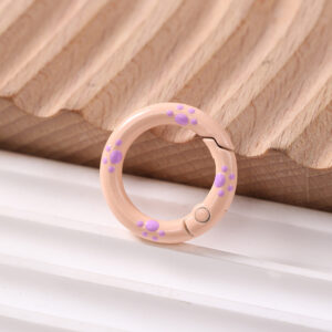 Pink Orange / Outer diameter 24mm inner diameter 16mm