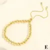 Wholesale Retro Simple Style Round Copper 18k Gold Plated Zircon Bracelets In Bulk
