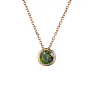 August Light Green-Rose / Gold