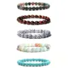 Wholesale Fashion Geometric Natural Stone Beaded Bracelets