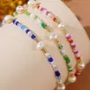 Wholesale Simple Style Round Imitation Pearl Plastic Wholesale Bracelets
